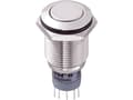 Miniatyrbild 2 av 3: TRU COMPONENTS LAS2GQF-22/N/P Hårddragna tryckknappar 250 V/AC 3 A 2 x On/(On) Touching 1 st