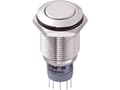 Miniatyrbild 1 av 3: TRU COMPONENTS LAS2GQF-22/N/P Hårddragna tryckknappar 250 V/AC 3 A 2 x On/(On) Touching 1 st