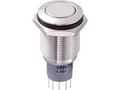 Miniatyrbild 1 av 3: TRU COMPONENTS LAS2GQF-22/S/P Hårddragna tryckknappar 250 V/AC 3 A 2 x On/(On) Touching 1 st