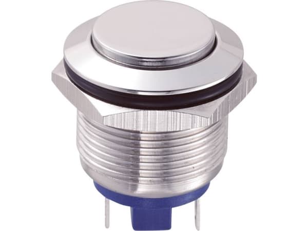 TRU COMPONENTS GQ19H-10/J/S Hårddragna tryckknappar 48 V/DC 2 A 1 x Av/(På) Beröring IP65 1 st