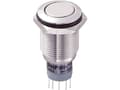 Pikkukuva 2 / 3: TRU COMPONENTS LAS2GQF-22Z/S/P Kestävä painonappi 250 V/AC 3 A 2 x On/On IP67 Napsautus 1 kpl