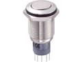 Pikkukuva 1 / 3: TRU COMPONENTS LAS2GQF-11Z/N/P Kestävä painekytkin 250 V/AC 3 A 1 x On/On Naksahdus 1 kpl
