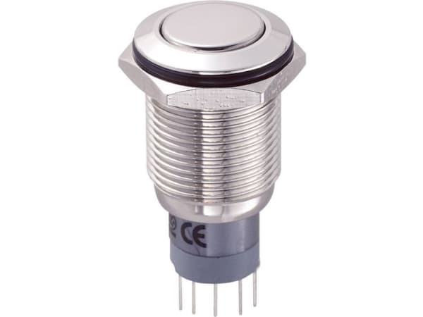 TRU COMPONENTS LAS2GQF-11Z/N/P Kestävä painekytkin 250 V/AC 3 A 1 x On/On Naksahdus 1 kpl