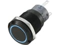 Miniatyrbild 3 av 4: TRU COMPONENTS LAS1-AGQ-11E/B Hårddragna tryckknappar 250 V/AC 5 A 1 x Av/(På) Beröring Blå (Ø x L) 22 mm x 37 mm IP67 1 st