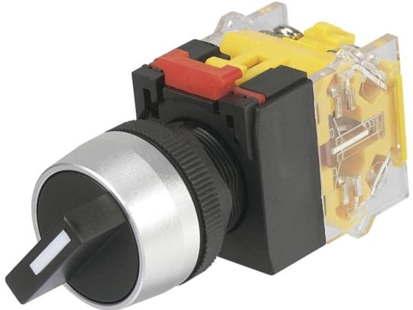 TRU COMPONENTS LAS0-A3Y-11X/21 Drejekontakt 250 V/AC 5 A Afbryderpositioner 2 1 x 90 ° IP40 1 stk