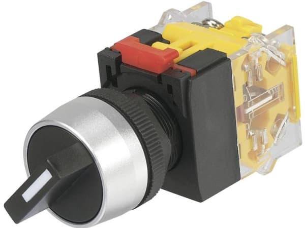 TRU COMPONENTS LAS0-A3Y-20X/33 Drejekontakt 250 V/AC 5 A Afbryderpositioner 3 2 x 45 ° IP40 1 stk