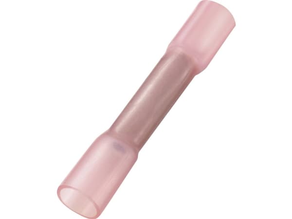 TRU COMPONENTS 739114 Crimpkonnektor Med krympeslange 0.50 mm² Helisoleret Rød 50 stk