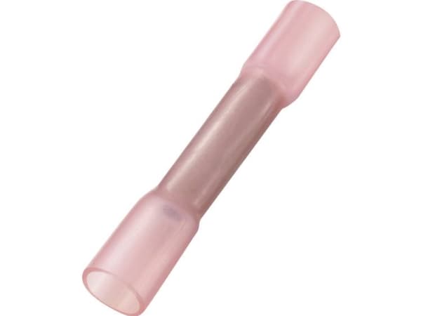 TRU COMPONENTS 739114 Crimpkonnektor Med krympeslange 0.50 mm² Helisoleret Rød 50 stk