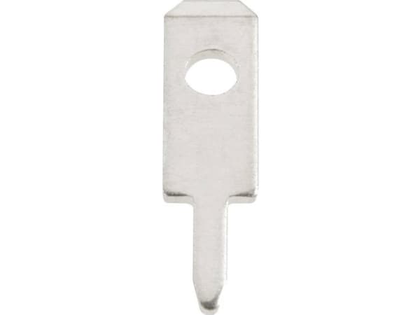 Vogt Verbindungstechnik 378005.68 Pistokieli Leveys: 2,8 mm Paksuus: 0,5 mm 180° Eristämätön metalli 100 kpl