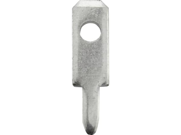 Vogt Verbindungstechnik 378008.68 Införandetunga Bredd: 2,8 mm Tjocklek: 0,8 mm 180° Oisolerad metall 100 st