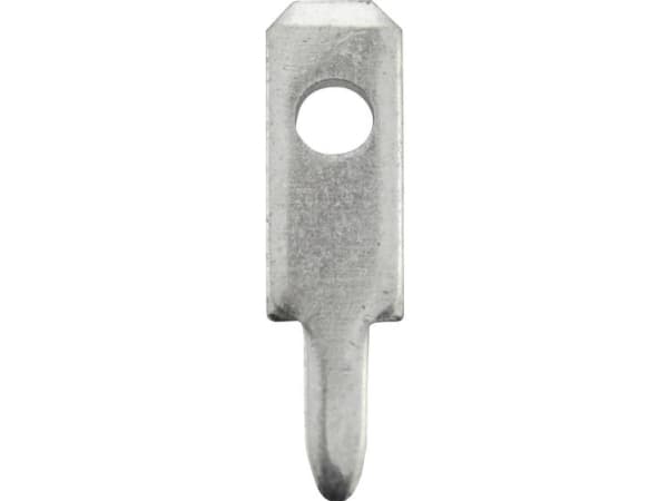 Vogt Verbindungstechnik 3780A08.68 Pistokieli Leveys: 2,8 mm Paksuus: 0,8 mm 180° Eristämätön metalli 100 kpl