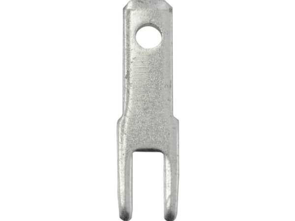 Vogt Verbindungstechnik 3785a08.68 Införandetunga Bredd: 2,8 mm Tjocklek: 0,8 mm 180° Oisolerad metall 100 st