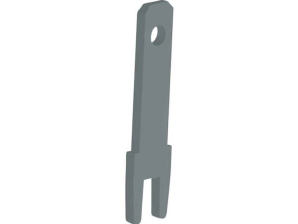 Vogt Verbindungstechnik 3785w08.68 Pistokieli Leveys: 2,8 mm Paksuus: 0,8 mm 180° Eristämätön metalli 100 kpl