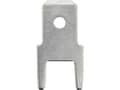 Miniatyrbilde 1 av 2: Vogt Verbindungstechnik 382508.28 Indstikstunge Stikbredde: 4.8 mm Stiktykkelse: 0.8 mm 180 ° Uisoleret Metal 100 stk