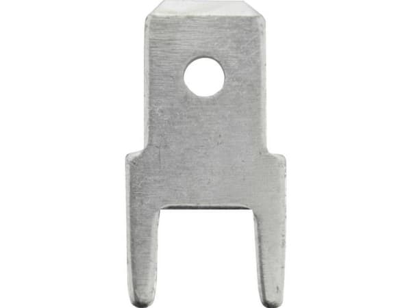 Vogt Verbindungstechnik 382508.28 Införandetunga Bredd: 4,8 mm Tjocklek: 0,8 mm 180° Oisolerad metall 100 st