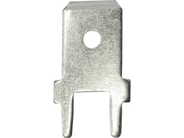 Vogt Verbindungstechnik 3866A.68 Pistokieli Leveys: 6,3 mm Paksuus: 0,8 mm 180° Eristämätön metalli 100 kpl