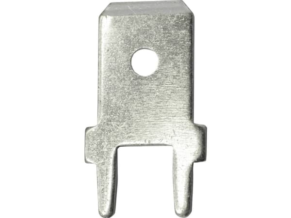 Vogt Verbindungstechnik 3866b.61 Indstikstunge Stikbredde: 6.3 mm 180 ° Uisoleret Metal 100 stk