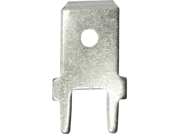 Vogt Verbindungstechnik 3866b.68 Införandetunga Bredd: 6,3 mm 180° Oisolerad metall 100 st