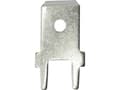 Miniatyrbild 1 av 2: Vogt Verbindungstechnik 3866b.68 Införandetunga Bredd: 6,3 mm 180° Oisolerad metall 100 st