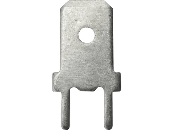Vogt Verbindungstechnik 3866g.68 Indstikstunge Stikbredde: 6.3 mm 180 ° Uisoleret Metal 100 stk