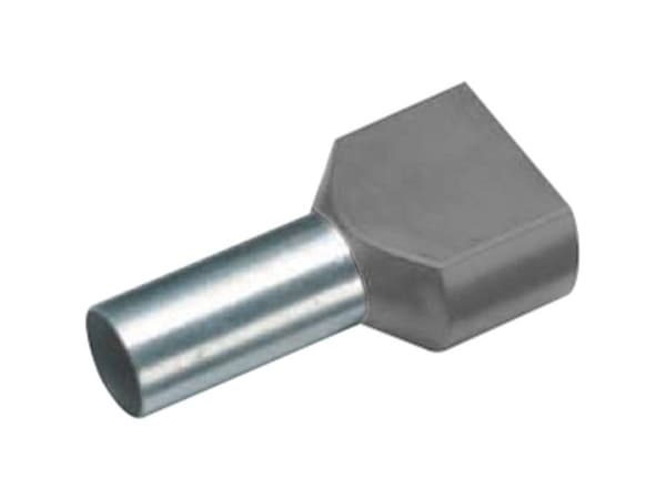 Vogt Verbindungstechnik 460408D Tvillingekabelsko 1.50 mm² x 8 mm Delvist isoleret Rød 100 stk