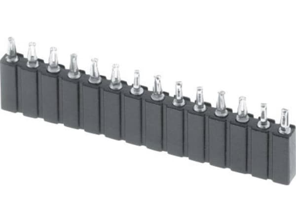 W & P Products Bøsningsliste (præcision) Antal rækker: 1 Poltal hver række: 40 153PF-040-1-50-00 1 stk