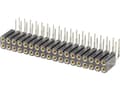 Miniatyrbild 1 av 2: W & P Products 154-020-2-50-10 Precision Socket Terminal Strip, Pitch 2.54 Grid pitch: 2.54 mm Number of pins: 2 x 10 Nominal current: 3 A