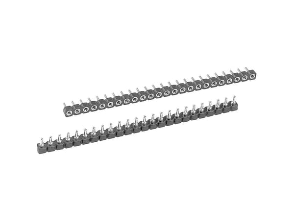 W & P Products IC-stiftliste Rastermål: 2.54 mm Poltal: 40 1 stk
