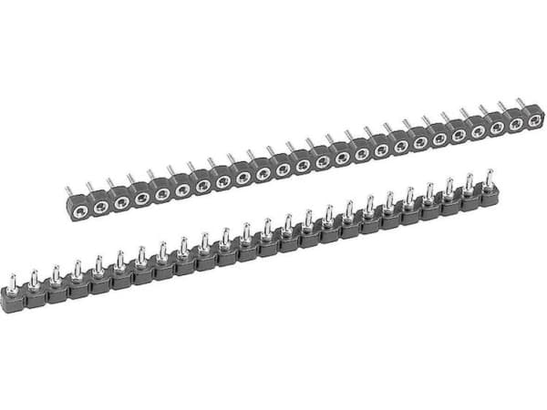 W & P Products IC-stiftliste Rastermål: 2.54 mm Poltal: 40 1 stk