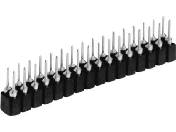 W & P Products Bøsningsliste (præcision) Antal rækker: 2 Poltal hver række: 20 257-040-2-50-00-6 1 stk