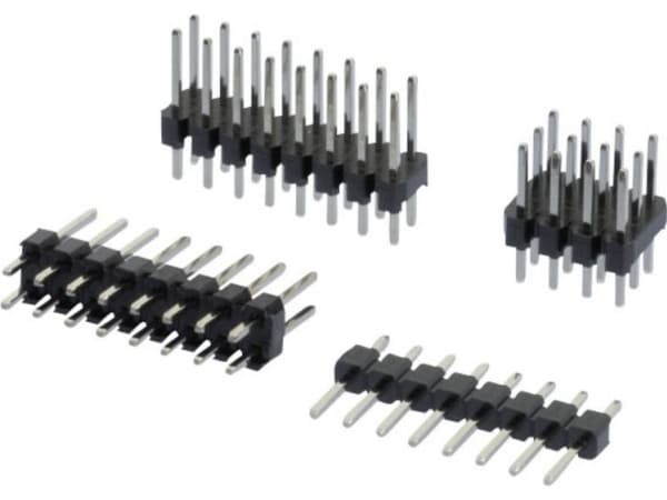 W & P Products Standard Pin Header Number Of Rows: 2 Number Of Poles Per Row: 50