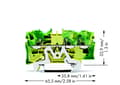 Miniatyrbild 2 av 5: Wago 2004-1307, 6,2 mm, 65,5 mm, 32,9 mm