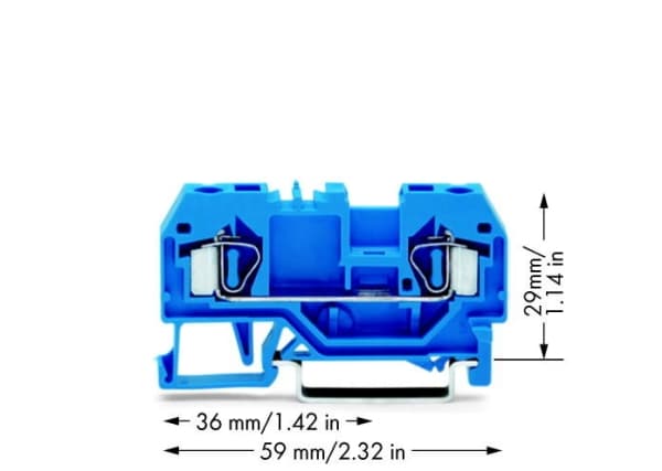 Wago 281-904, 6 mm, 59 mm, 29 mm, 800 V