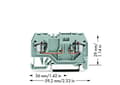 Miniatyrbild 2 av 3: Wago 281-916, 6 mm, 59 mm, 29 mm, 400 V
