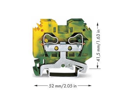 Wago 284-107, 10 mm, 52 mm, 41,5 mm