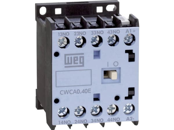 WEG CWCA0-40-00D24 Kontaktorit 4 x hidaskosketin 230 V/AC 10 A 1 kpl 1 kpl