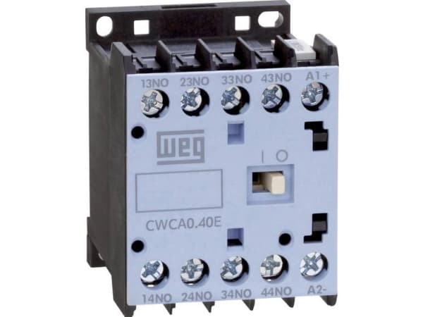 WEG CWCA0-40-00D24 Kontaktorit 4 x hidaskosketin 230 V/AC 10 A 1 kpl 1 kpl