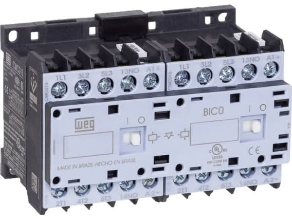 WEG CWCI09-10-30D24 Vändskytt 6 NO 4 kW 230 V/AC 9 A med hjälpkontakt 1 st