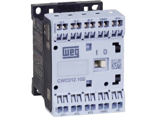 WEG CWC07-01-30D24S Kontaktori 3 x katkaisija 3 kW 230 V/AC 7 A apukoskettimella 1 kpl 1 kpl