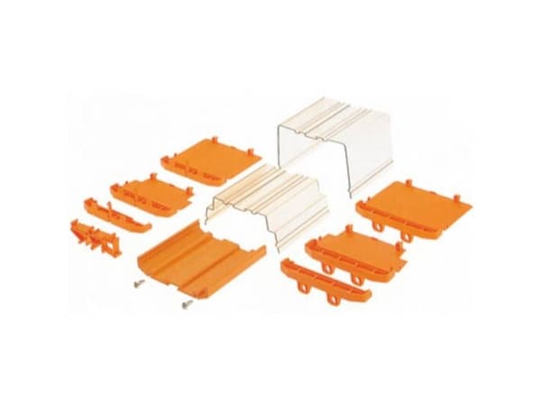 Weidmüller AP 111 DIN-skinnekabinet endestykke 108.2 x 27.2 x 103.6 Gul 10 stk