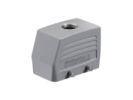 Weidmüller HDC 10B TOBU 1M20G, Grå, Rostfritt stål, IP65, 40 125 ° C