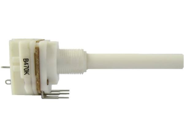 Weltron WP20EKCILS-12-50F1-470K-20%-LIN Pyörivä potentiometri kytkimellä Mono 0,2 W 470 kΩ 1 kpl