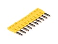 Miniatyrbild 1 av 4: Wieland Electric IVBWKF 4-10, Jumperbar, 20 styck, Gul, 8,31 g, 175,2 g, 79 mm