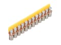 Miniatyrbild 1 av 5: Wieland Electric IVBWK 4-12, Jumperbar, 10 styck, Gul, 19,37 g, 194 g, 240 mm