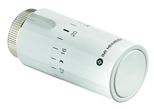 TRV HALO termostat 6-28°C hvid - Fast føler med M30 i flot moderne design