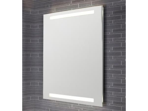 Dansani Spejl Repeat 70*60 cm - Repeat Spejl med vandret lys i top og bund, 60x70 cm