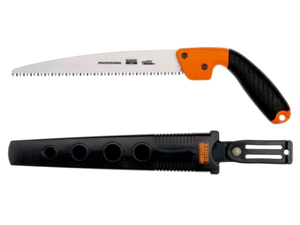 Bahco 5124-JS-H, Beskärningssåg, Trä, Svart, Orange, Rostfritt stål, Svart, Orange, 24 cm, 280 g