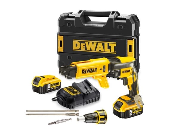 DeWALT DCF620P2K-QW - Auto-feed screwdriver - sladdlös - 1/4-tums hexuttag 6.35 mm - 30 N·m - 18 V