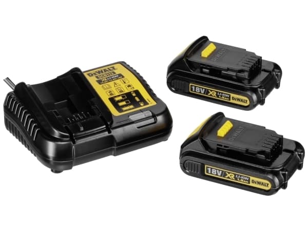 DeWALT DCD777S2T - Borr/drivare - sladdlös - 2 hastigheter - nyckellös chuck 13 mm - 65 N·m - 2 batterier - 18 V