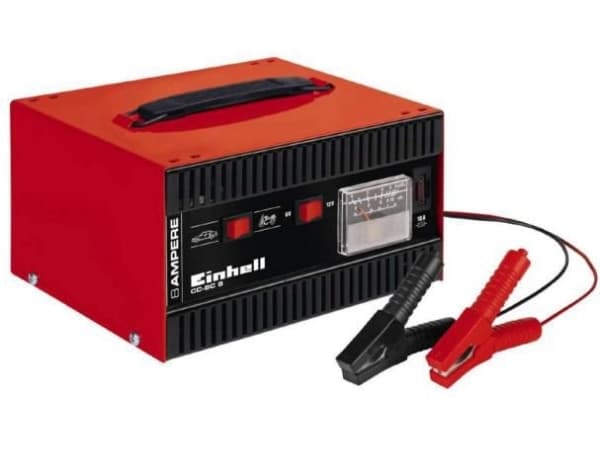 Einhell CC-BC 8, 6/12 V, 230 V, 50 hz, Svart, Röd, 2,43 kg